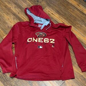 Arizona Diamondback Red Hoodie with Logo